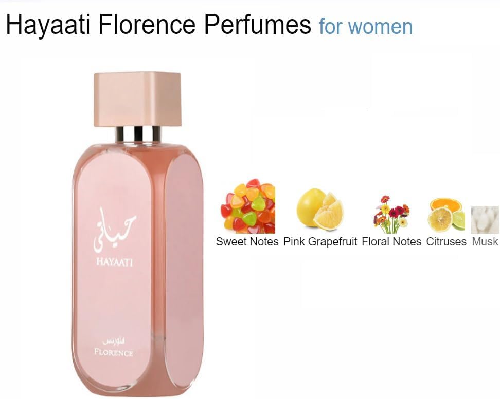 Hayaati Long Lasting Eau De Perfume Natural Spray For Women 100ml