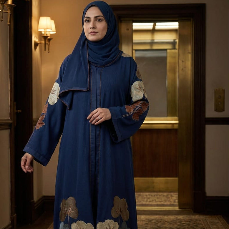 Abaya with Matching Hijab
