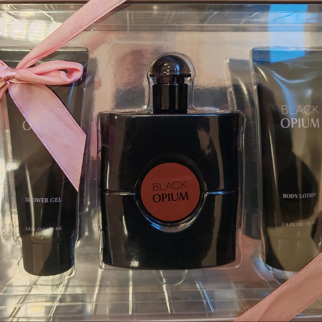 Black Opium Inspired 3-Piece Fragrance Luxury Gift Set