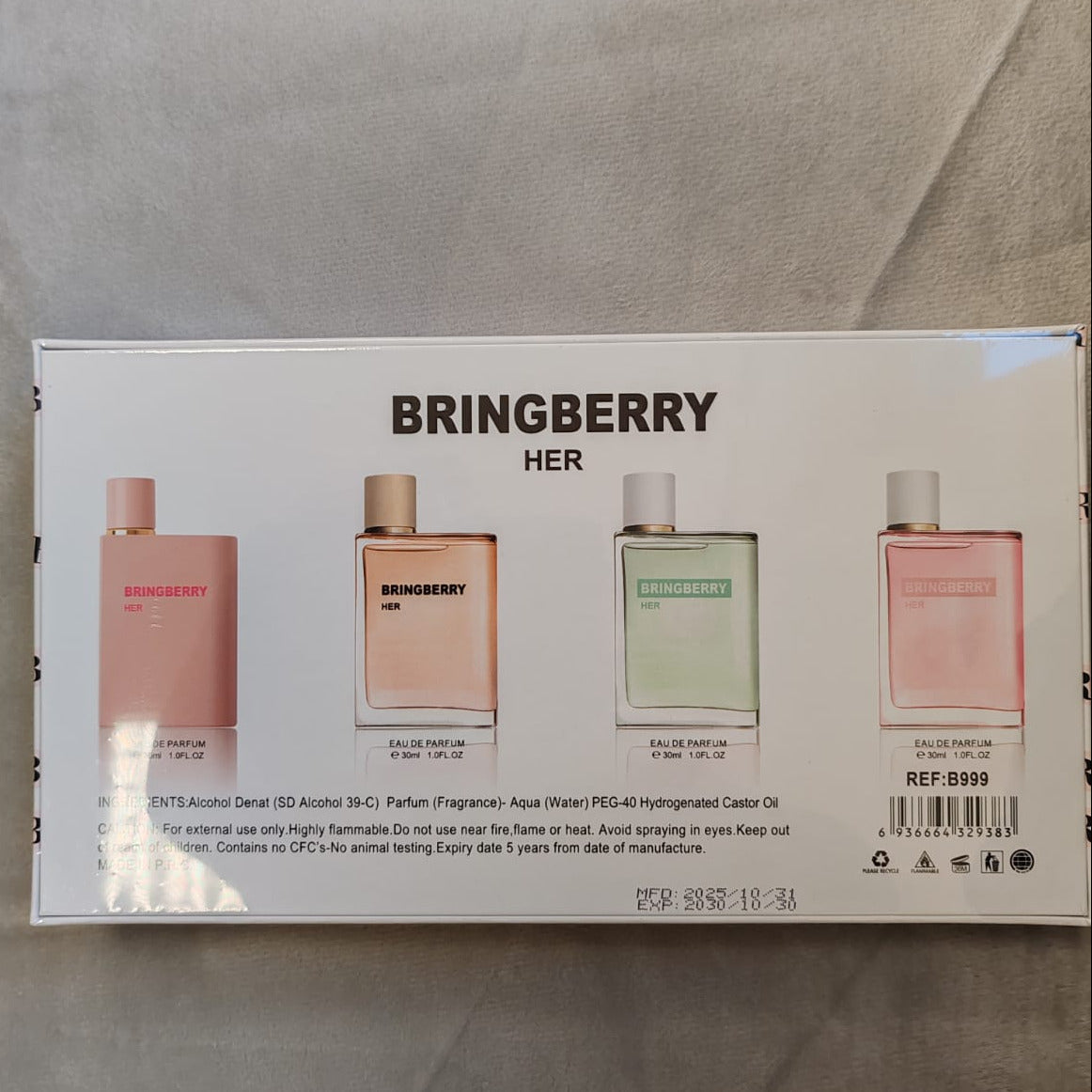 Bringberry Her Eau de Parfum Gift Set | 4x30ml Collection