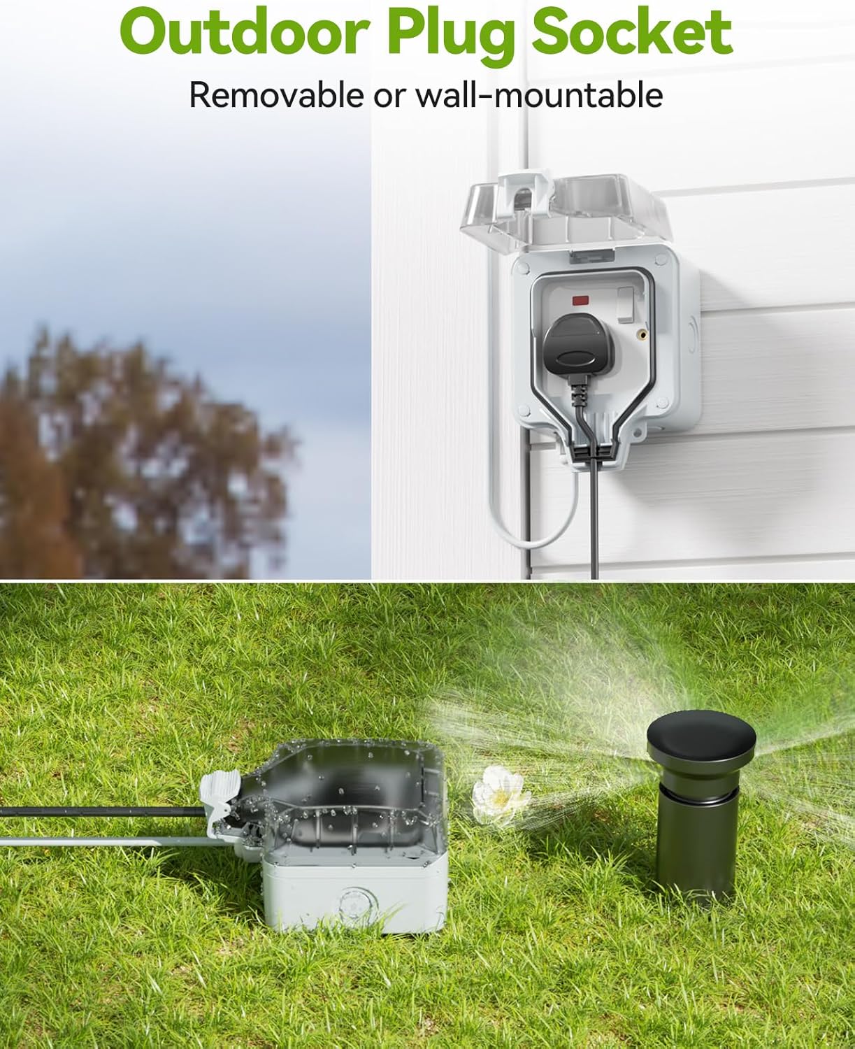 Outdoor Extension Lead Waterproof IP66