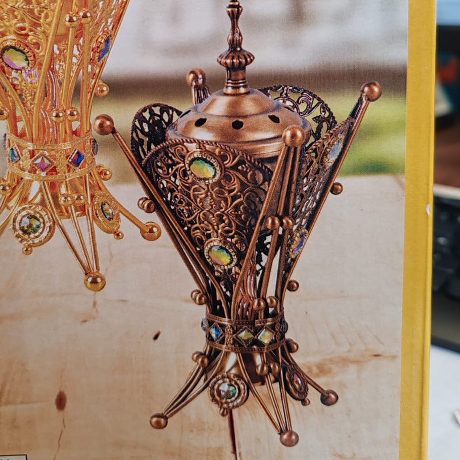 Electric Incense Burner – Middle Eastern Style Metal