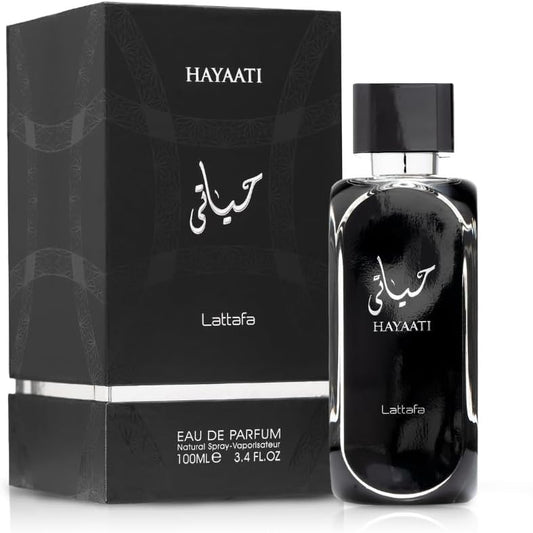 Hayaati Eau De Parfum – 100ml | Fresh Sweet Spicy Fragrance for Men by Lattafa