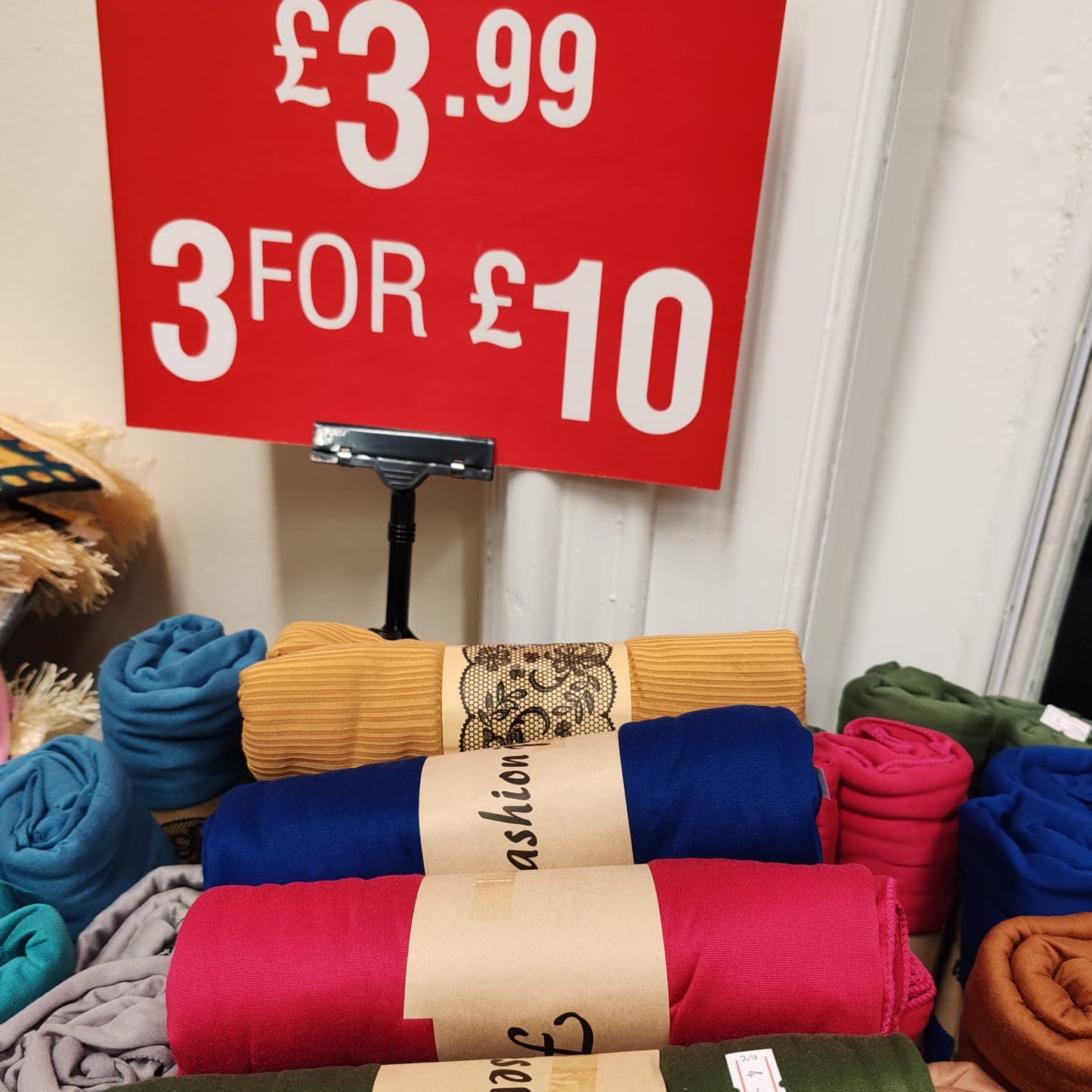 Hijab - Multi Colours - 3 FOR £10 Mix; Match