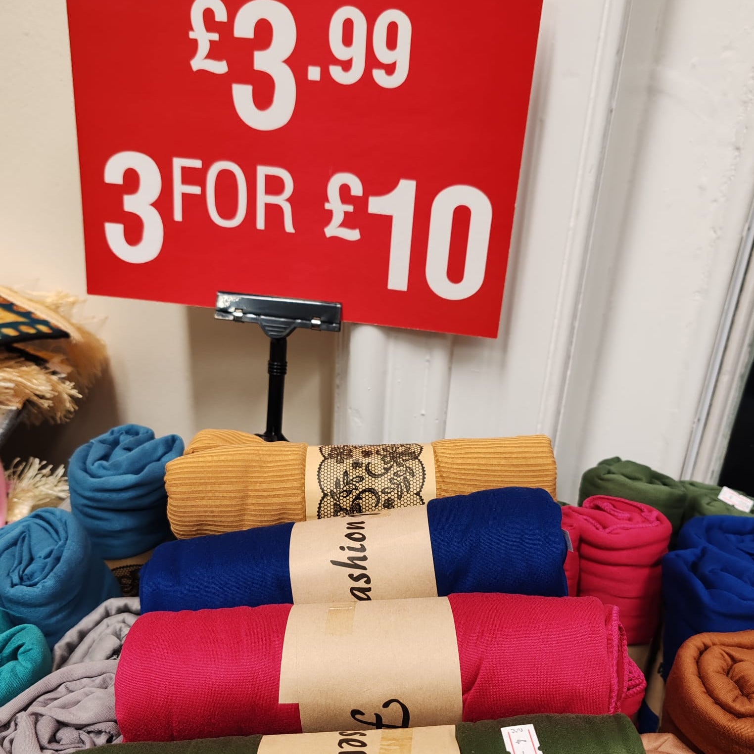 Hijab - Multi Colours - 3 FOR £10 Mix; Match
