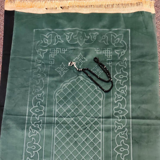 Islamic Janamaz Prayer Mat -Muslim