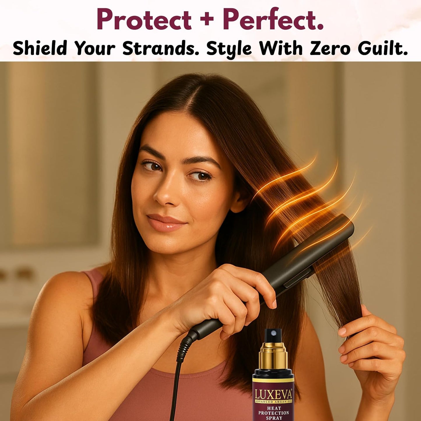 LUXEVA 6-in-1 Argan Oil Heat Protection Spray 180ml