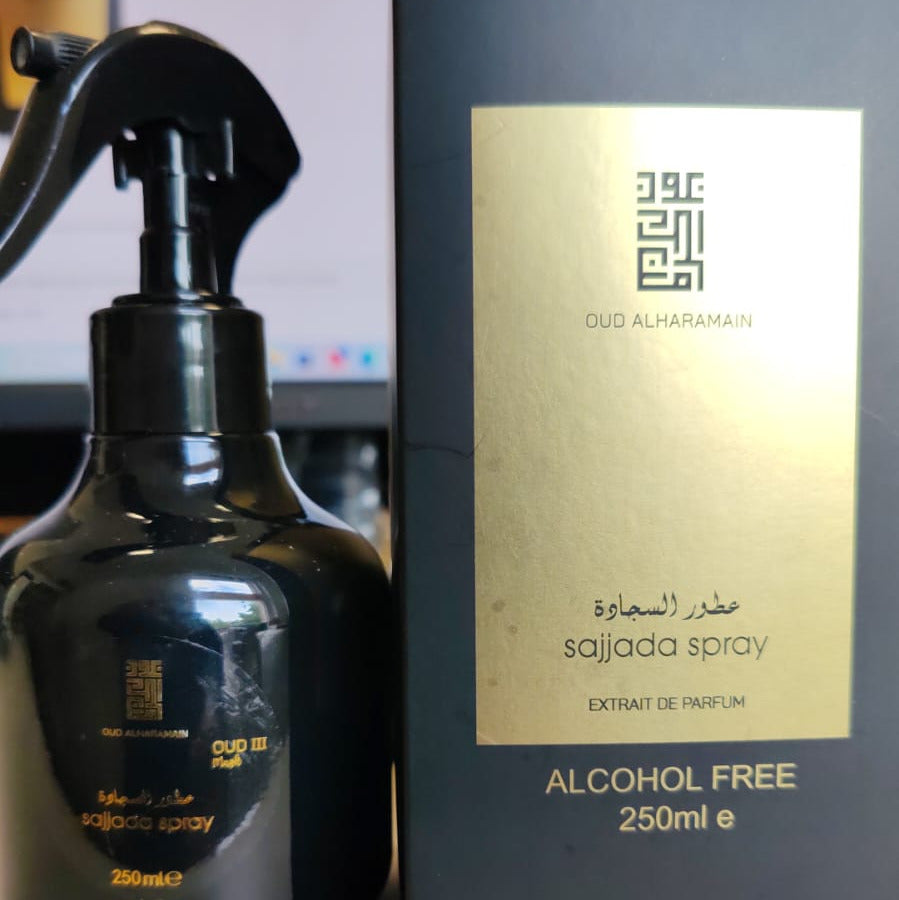 Oud Al Haramain Sajjada Spray 250ml Alcohol Free Premium Room Fabric Freshner