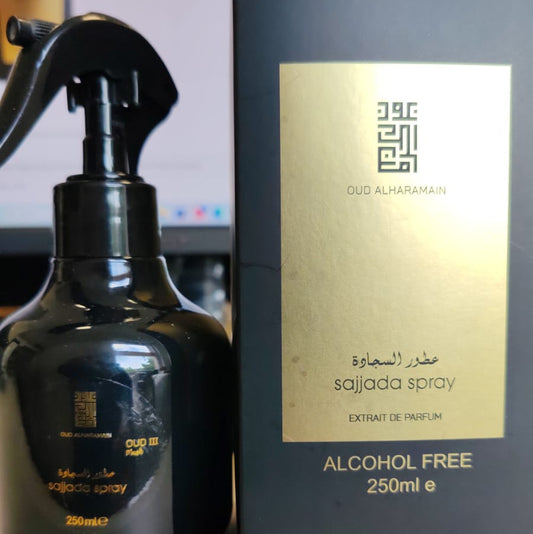 Oud Al Haramain Sajjada Spray 250ml Alcohol Free Premium Room Fabric Freshner