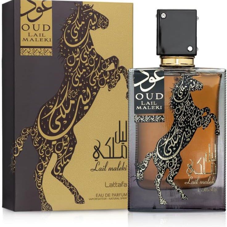 Oud Lail Maleki Eau De Parfum 100ml | Unisex Oud Luxury Fragrance By Lattafa 