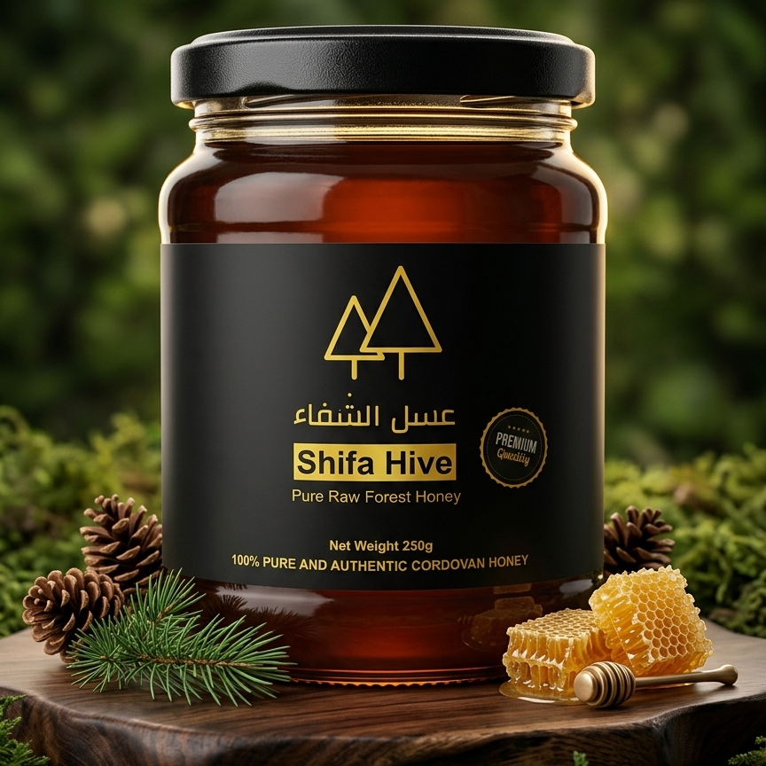 Jar of Shifa Hive honey 
