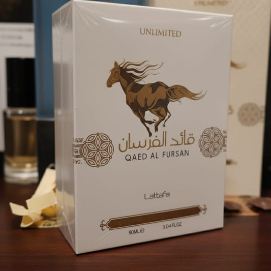 Qaed Al Fursan Unlimited Eau De Parfum – 100ml | Sweet Creamy Unisex Fragrance by Lattafa