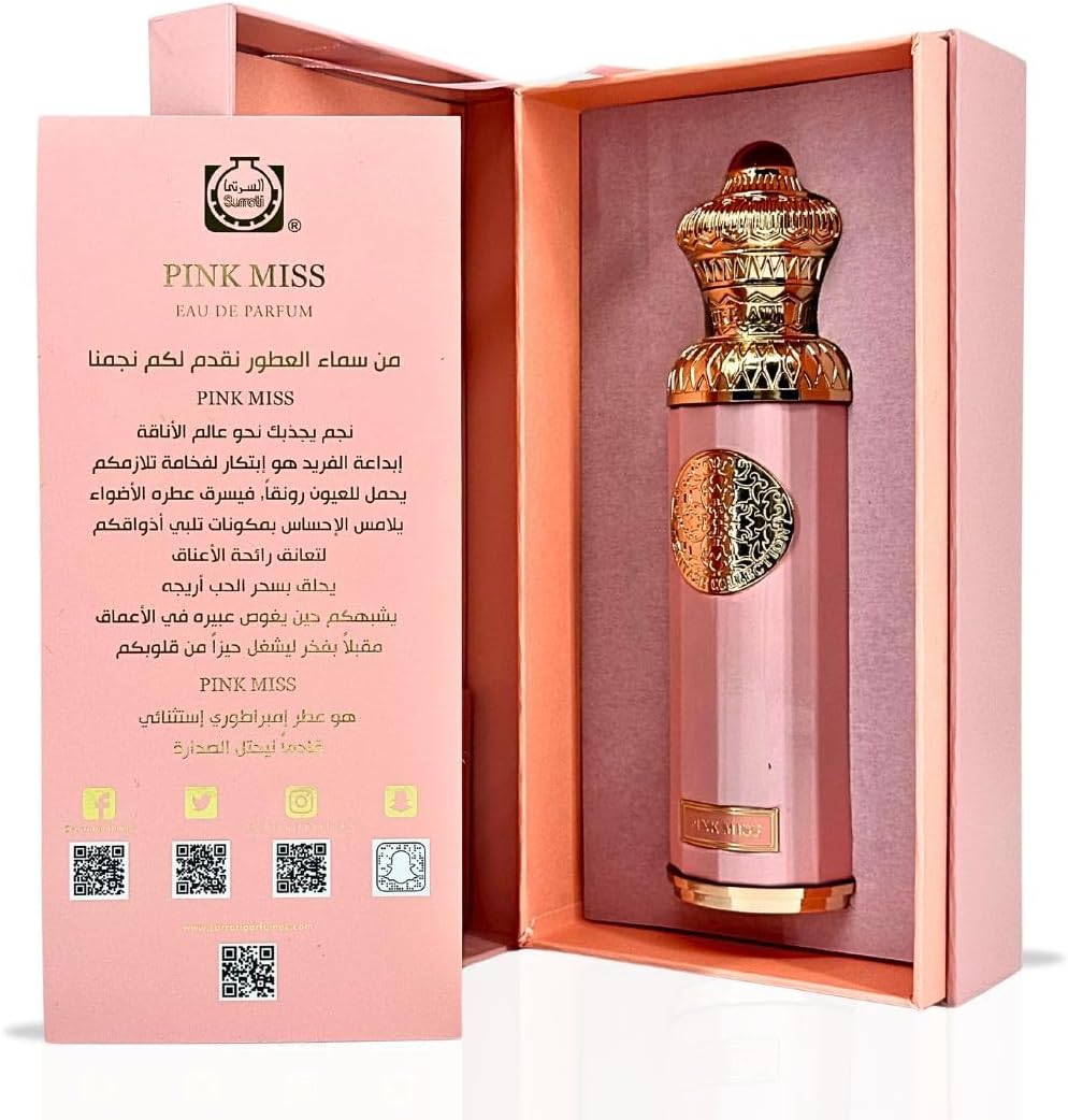 Surrati Pink Miss Eau de Parfum 140ML bottle