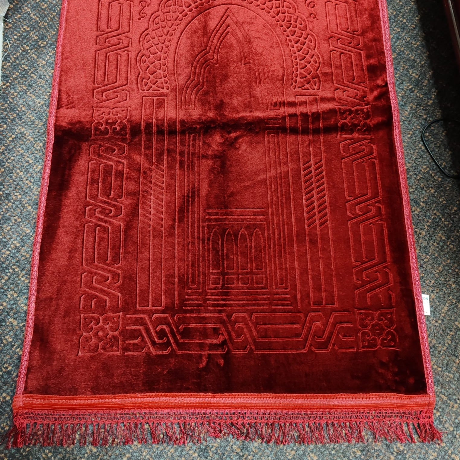Thick Luxury Green Prayer Mat
