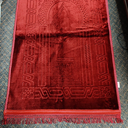 Thick Luxury Green Prayer Mat
