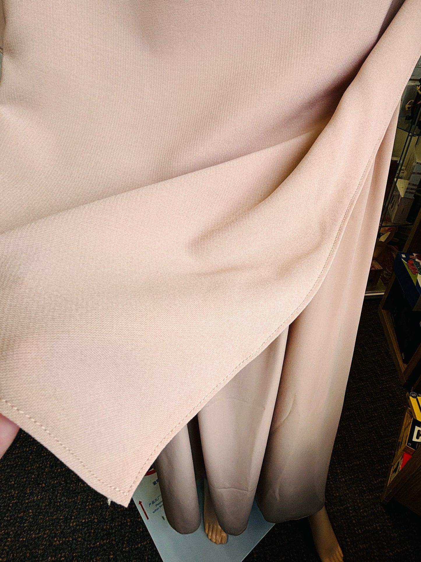 long wide abaya with khimar