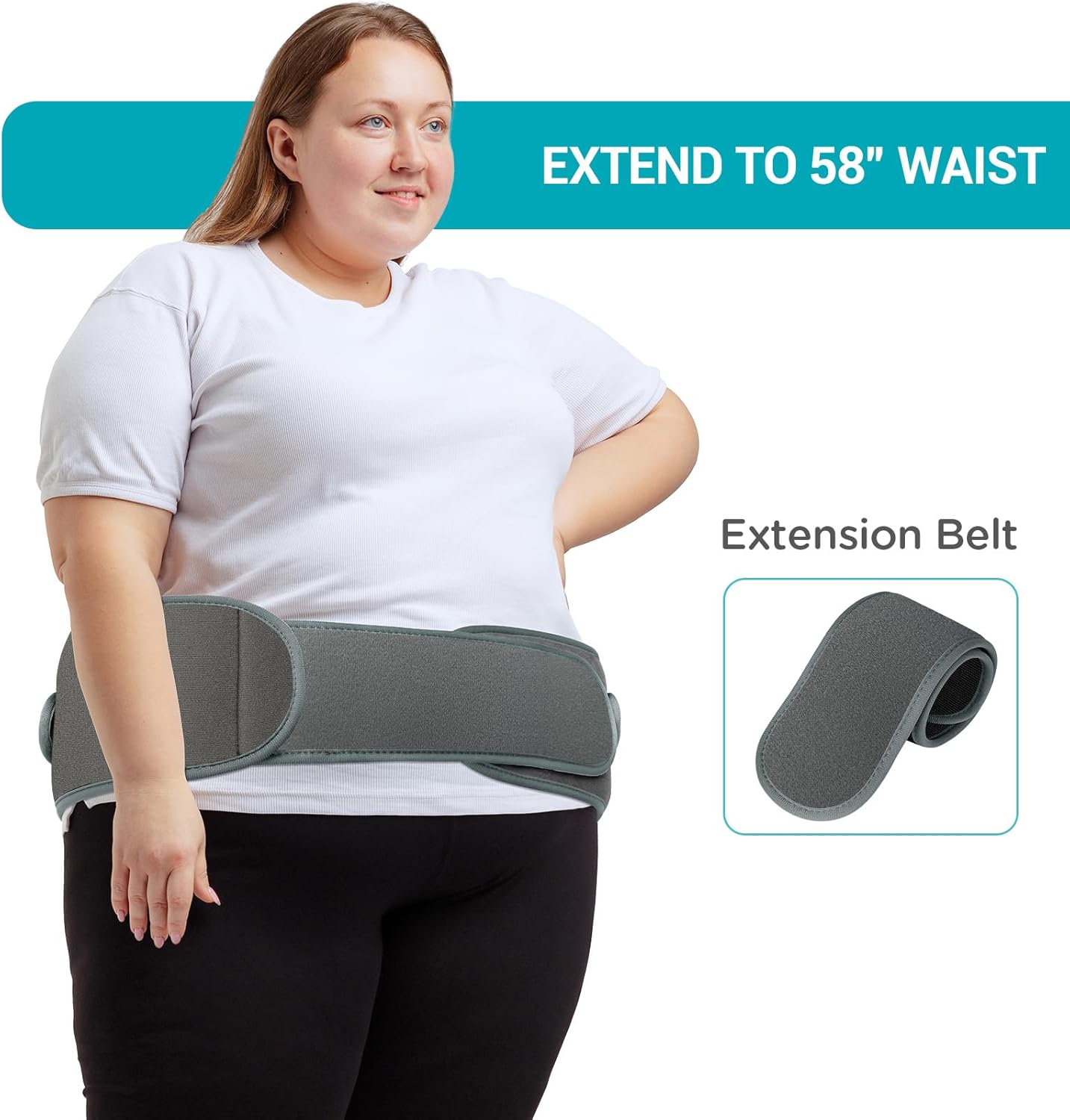 Cordless Heating Pad with Massager for Lower Back