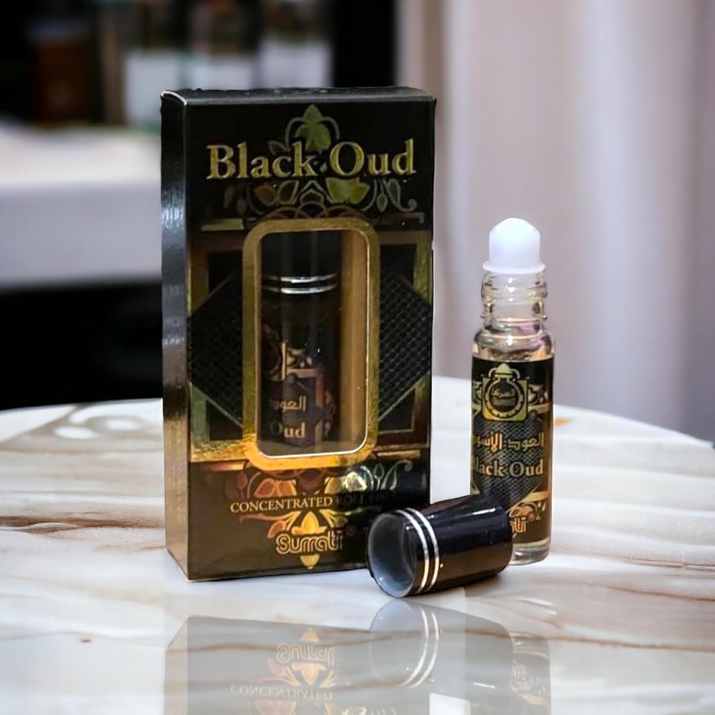 Surrati Black Oud Perfume Oil 6ml Roll-On