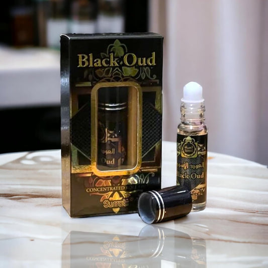 Surrati Black Oud Perfume Oil 6ml Roll-On