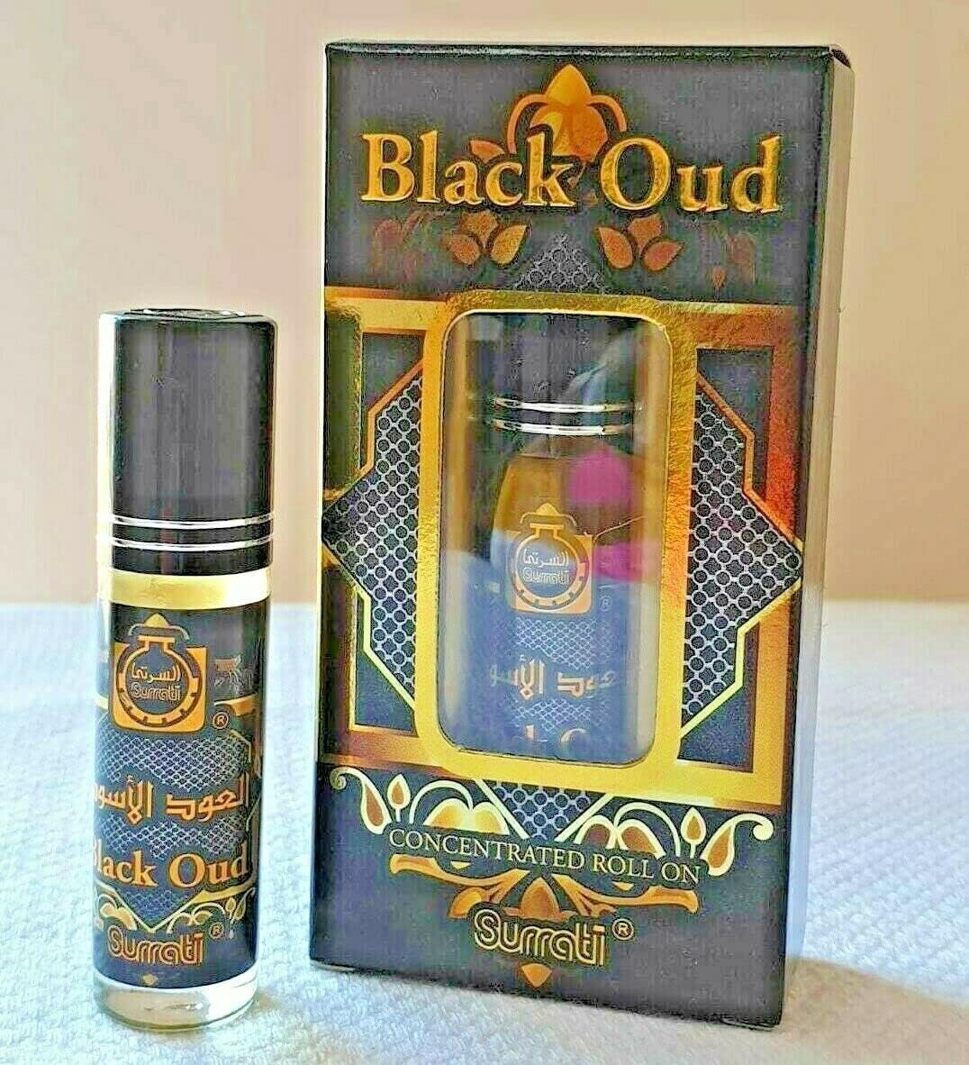 Surrati Black Oud Perfume Oil 6ml Roll-On