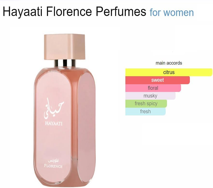 Hayaati Long Lasting Eau De Perfume Natural Spray For Women 100ml