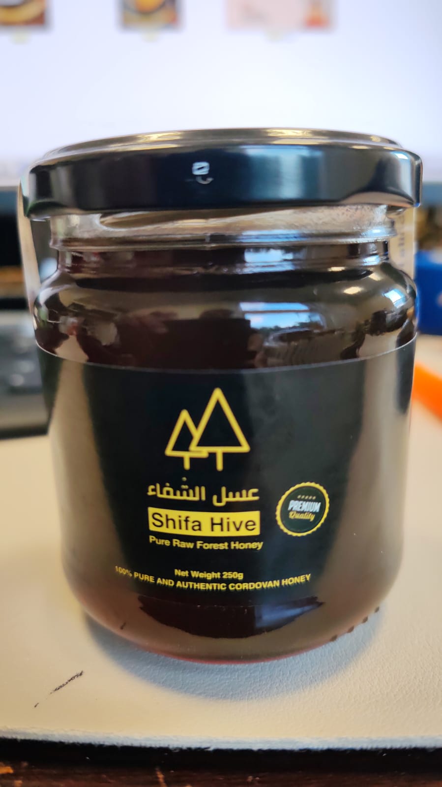 Shifa Hive Pure Raw Forest Honey 250g – Authentic Cordovan Honey Rich in Antioxidants; Minerals