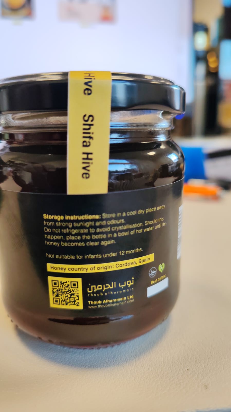 Shifa Hive Pure Raw Forest Honey 250g – Authentic Cordovan Honey Rich in Antioxidants; Minerals