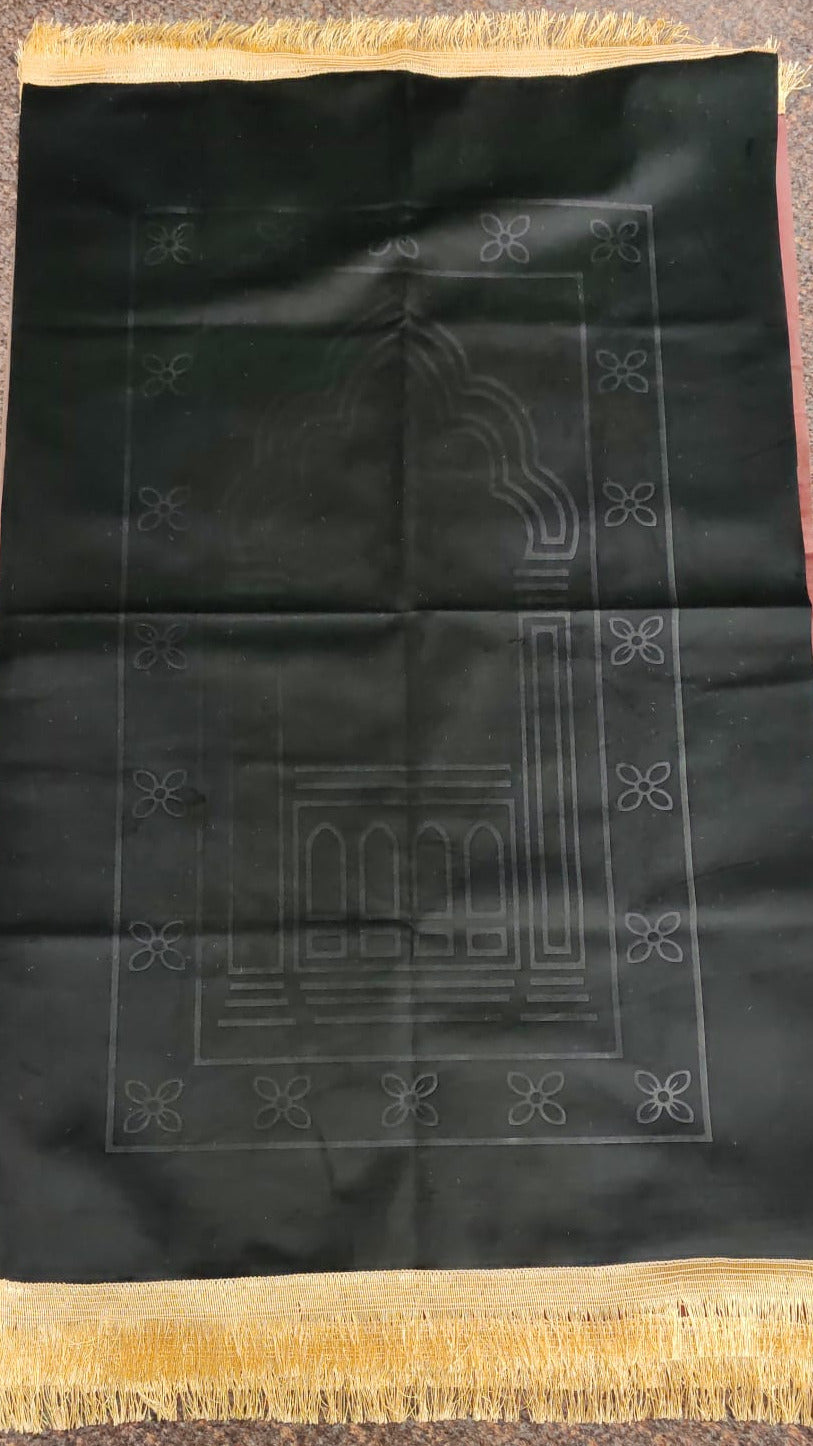Islamic Janamaz Prayer Mat – Muslim Sajjada Salah Rug