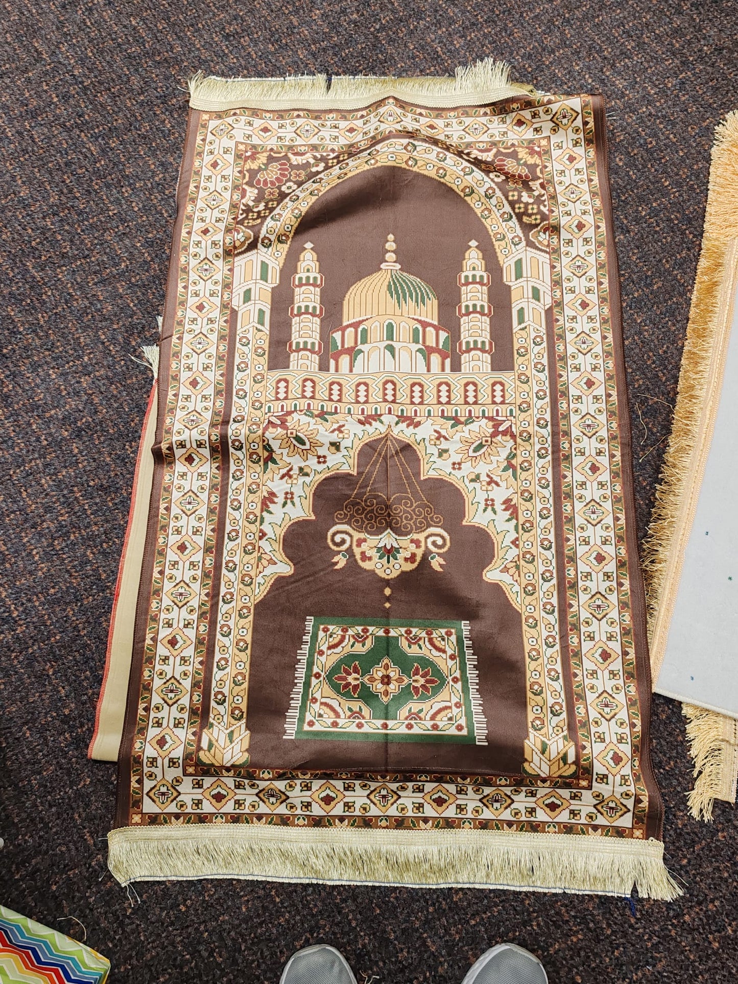 Premium Islamic Prayer Mat (Janamaz/Sajjada) – Mosque Design