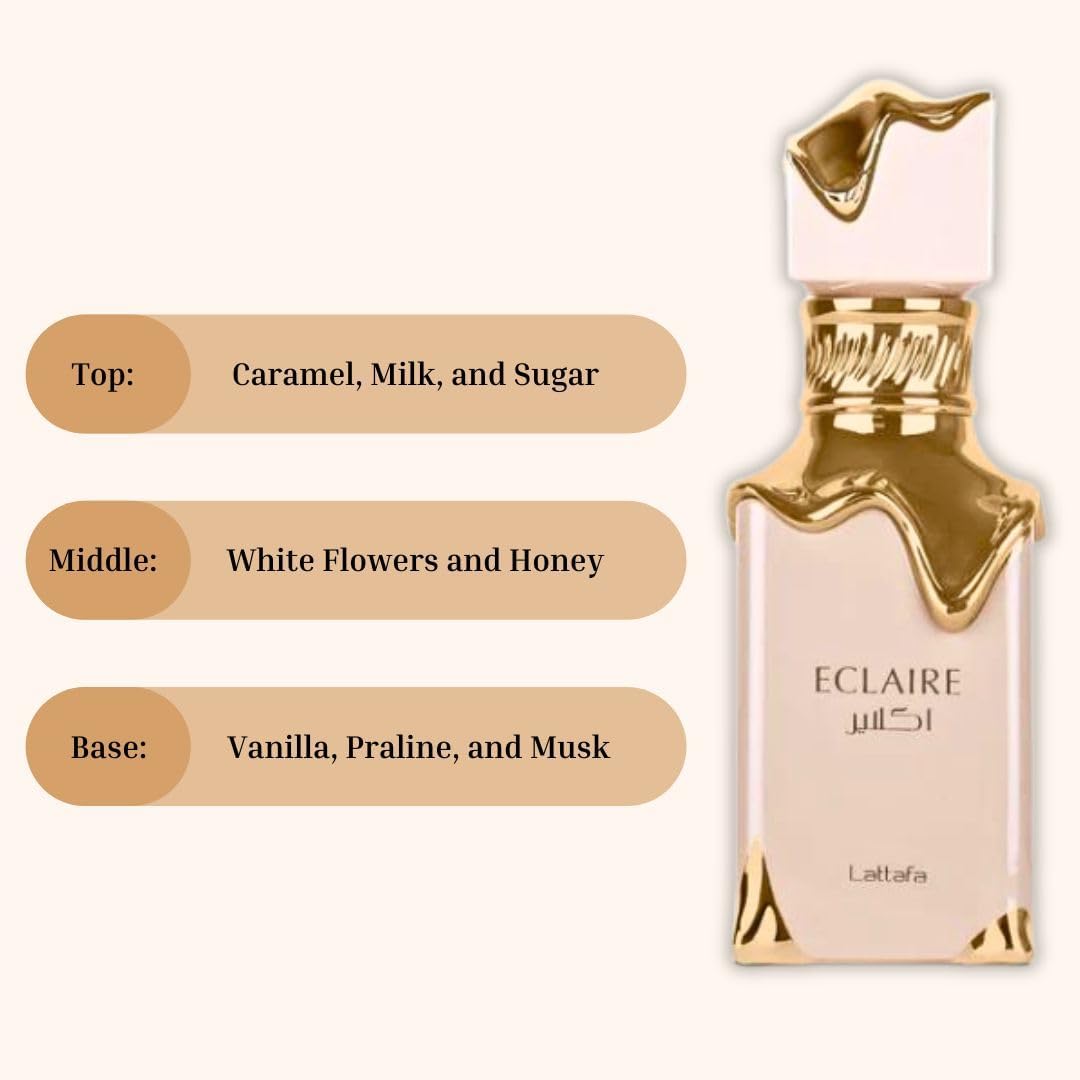 Lattafa Eclaire Eau de Parfum 100ml for Women  Long Lasting Perfume
