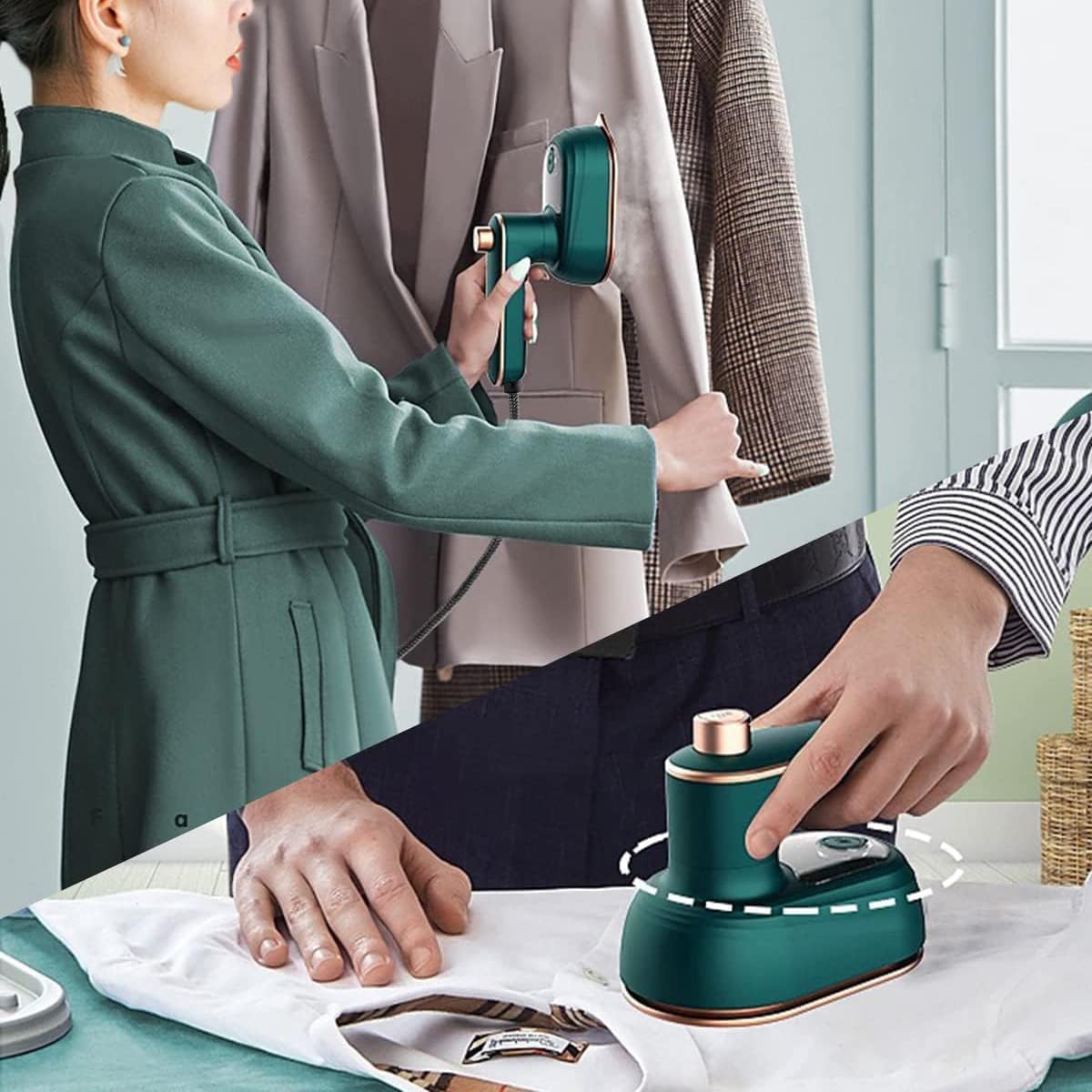 Mini Iron for Clothes Portable Handheld Steam Iron