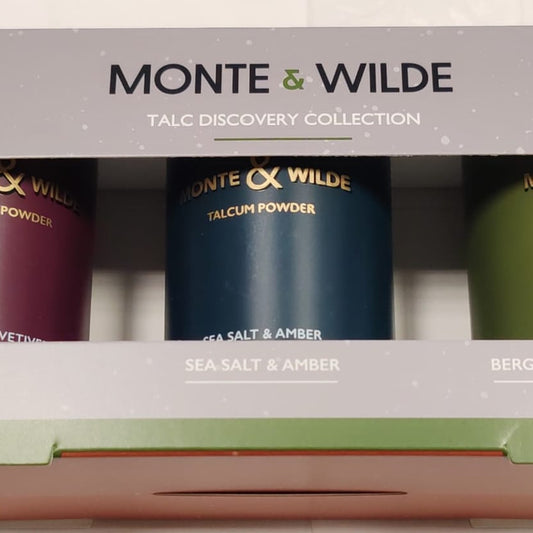 Talcum Powder Monte; Wilde Scented  Set (3-Pack)