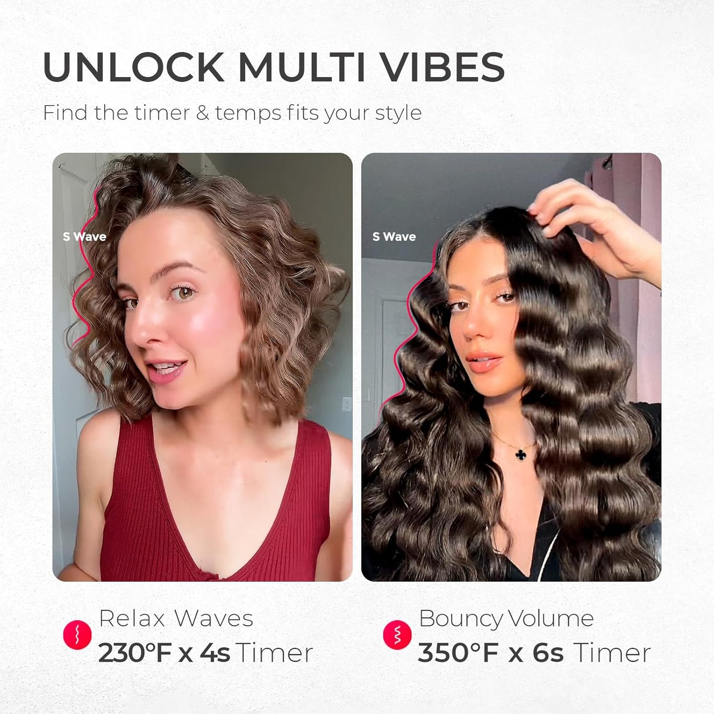 Hair Waver Curling Iron – Deep Wave TYMO ROVY 25mm